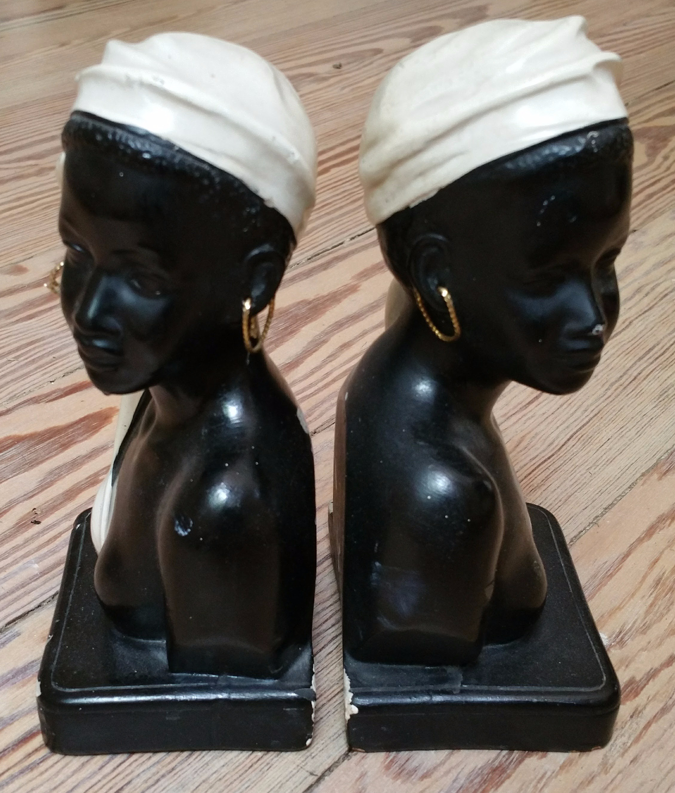 Black chalkware figurines