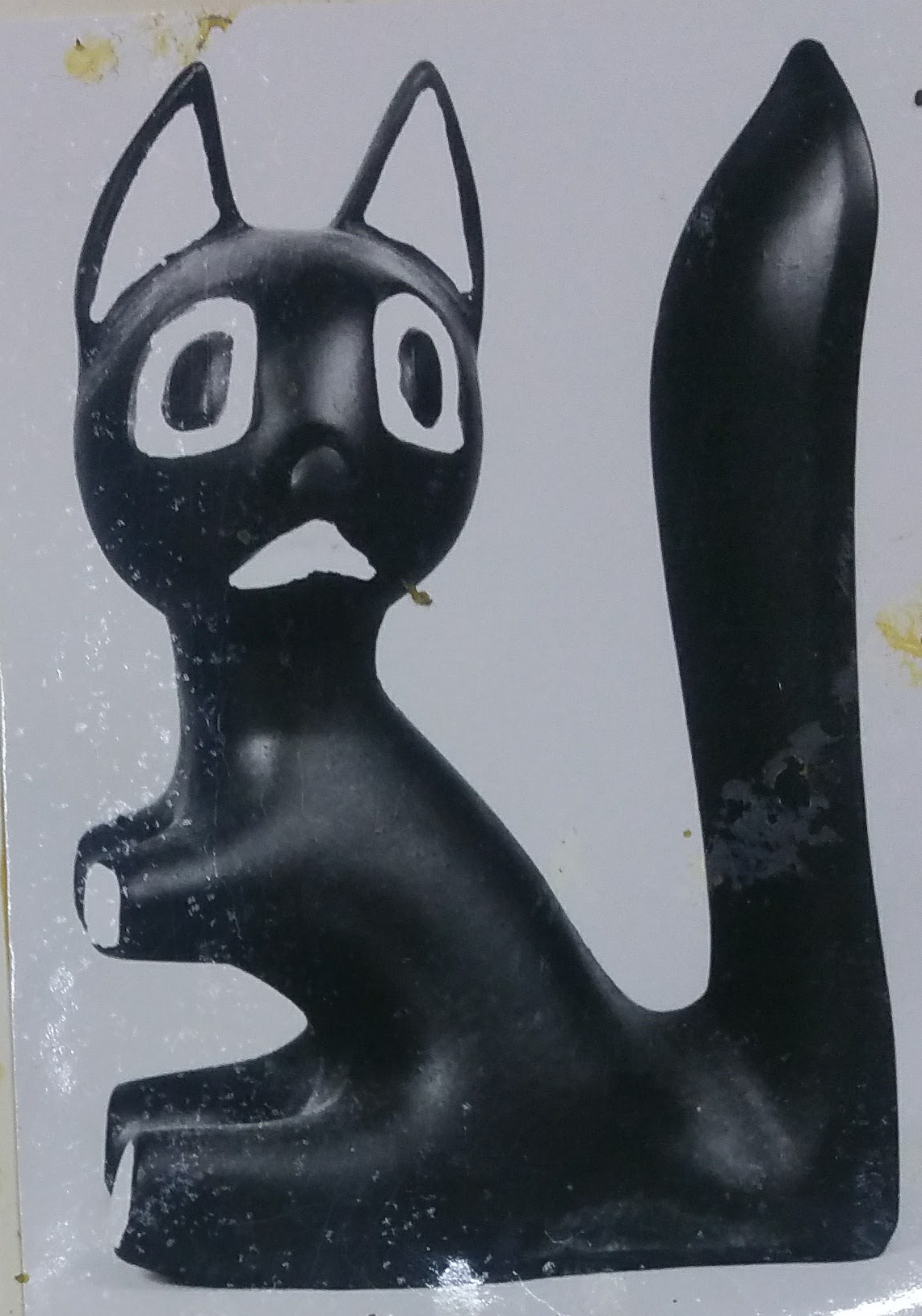 Black chalkware figurine