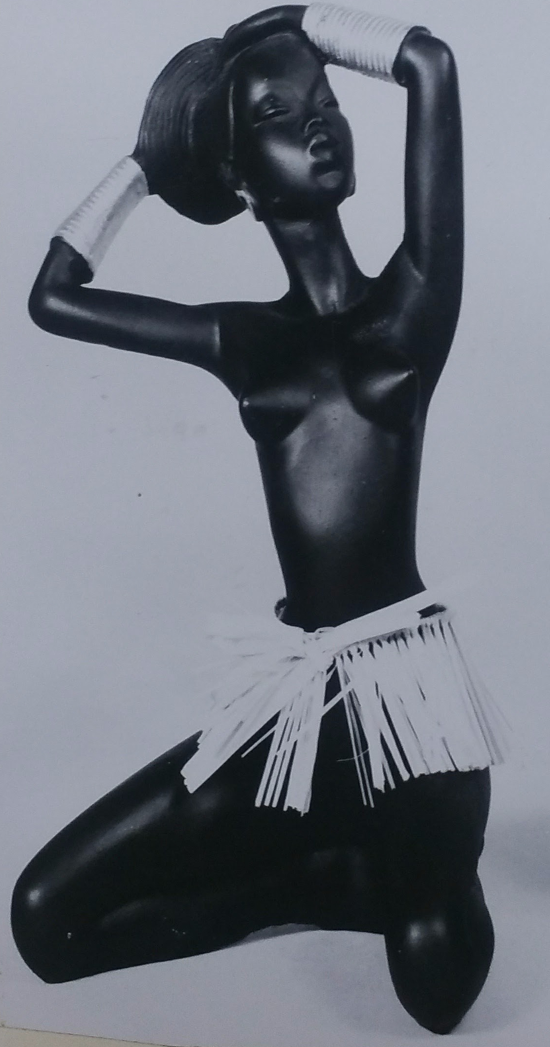 Black chalkware figurine