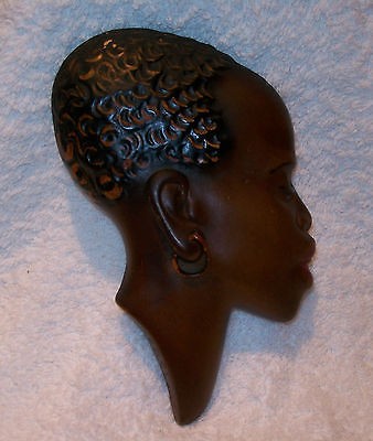 Chalkware wall plaque