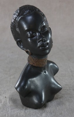 Black chalkware figurine