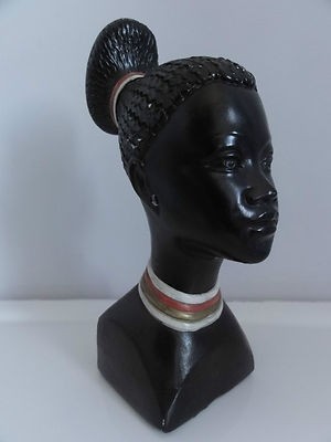 Black chalkware figurine