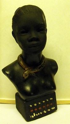 Black chalkware figurine
