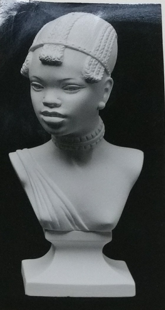 Raw chalkware statue