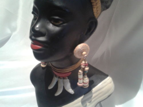 Black chalkware figurine