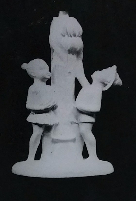 Raw chalkware figurine