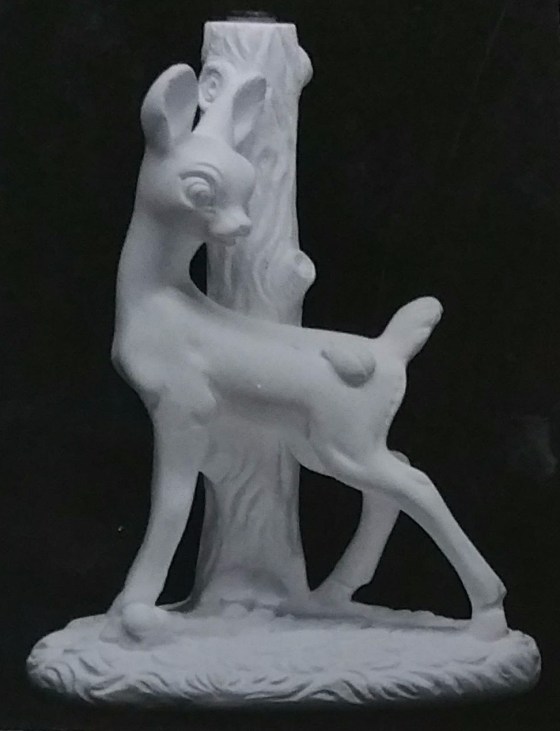 Raw chalkware figurine