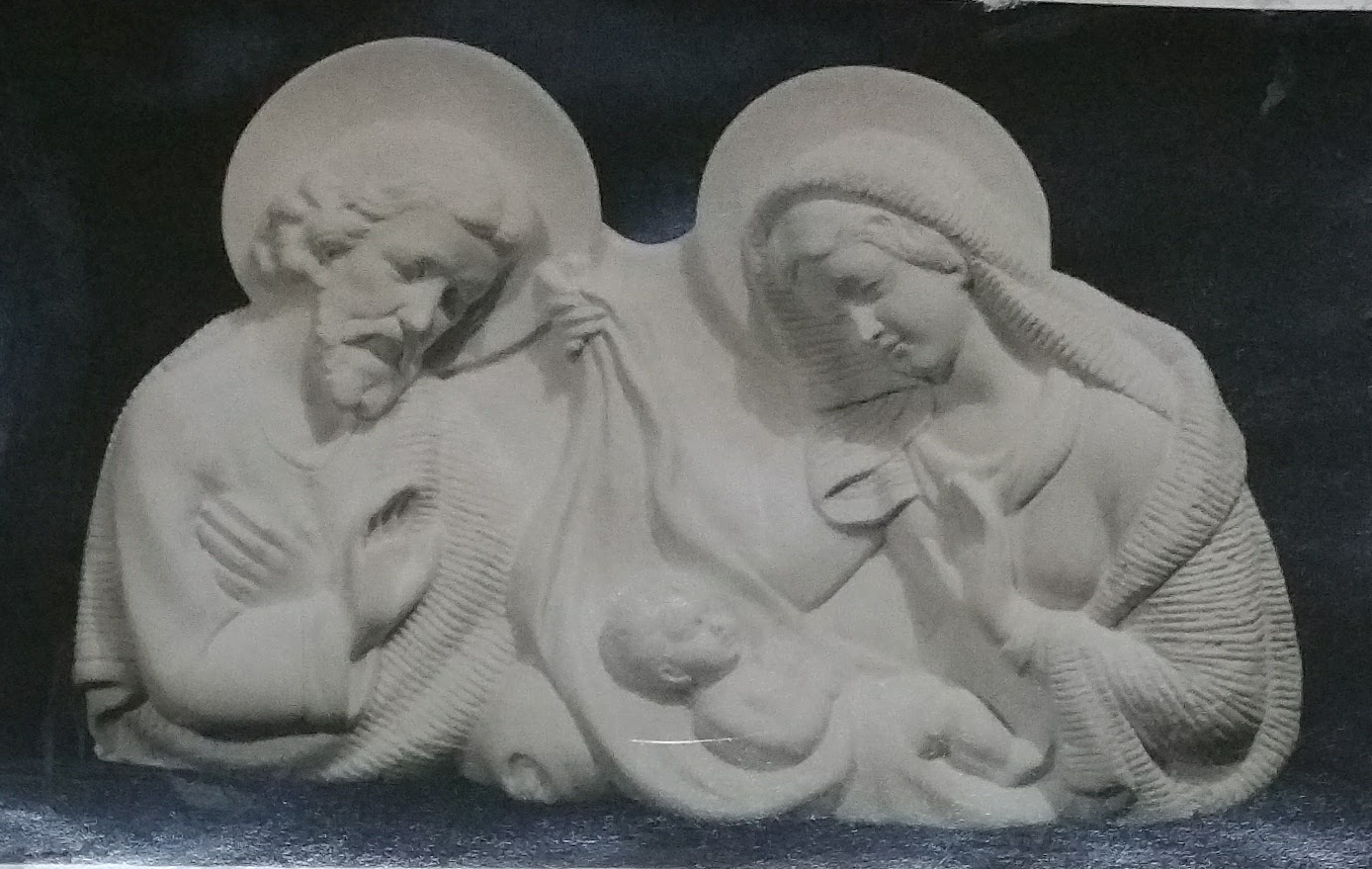 Jesus, Mary and Joseph wall plaque