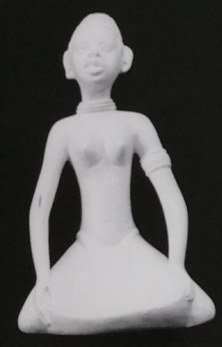 Raw chalkware statue