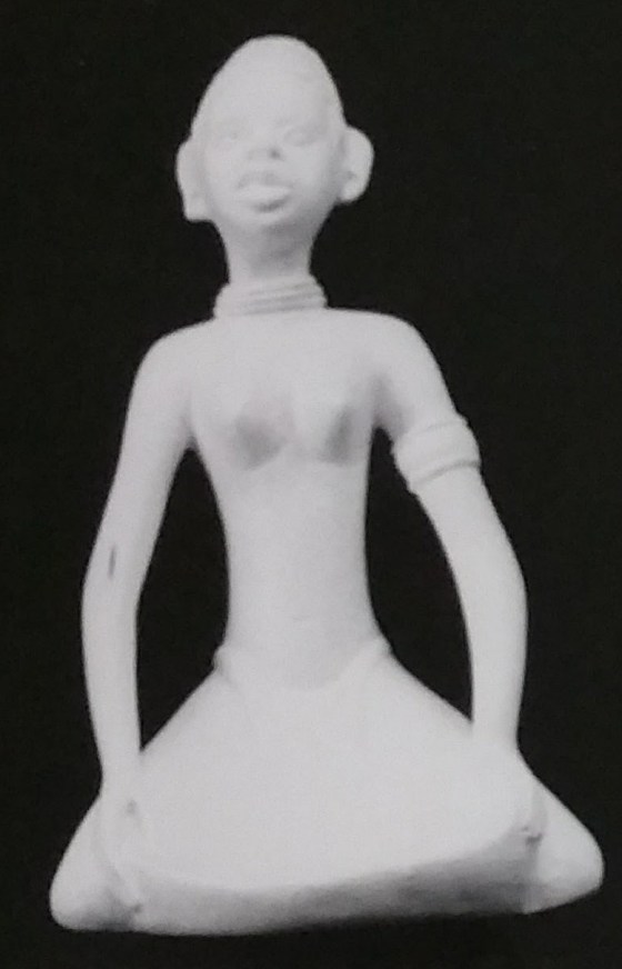 Raw chalkware statue