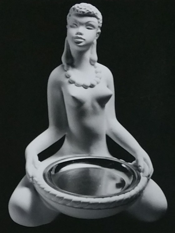 Raw chalkware statue