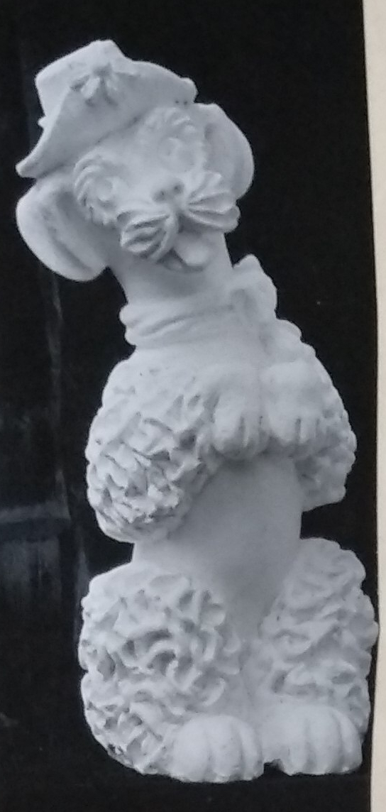 Poodle figurine