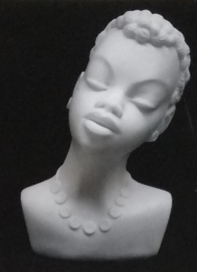 Raw chalkware statue