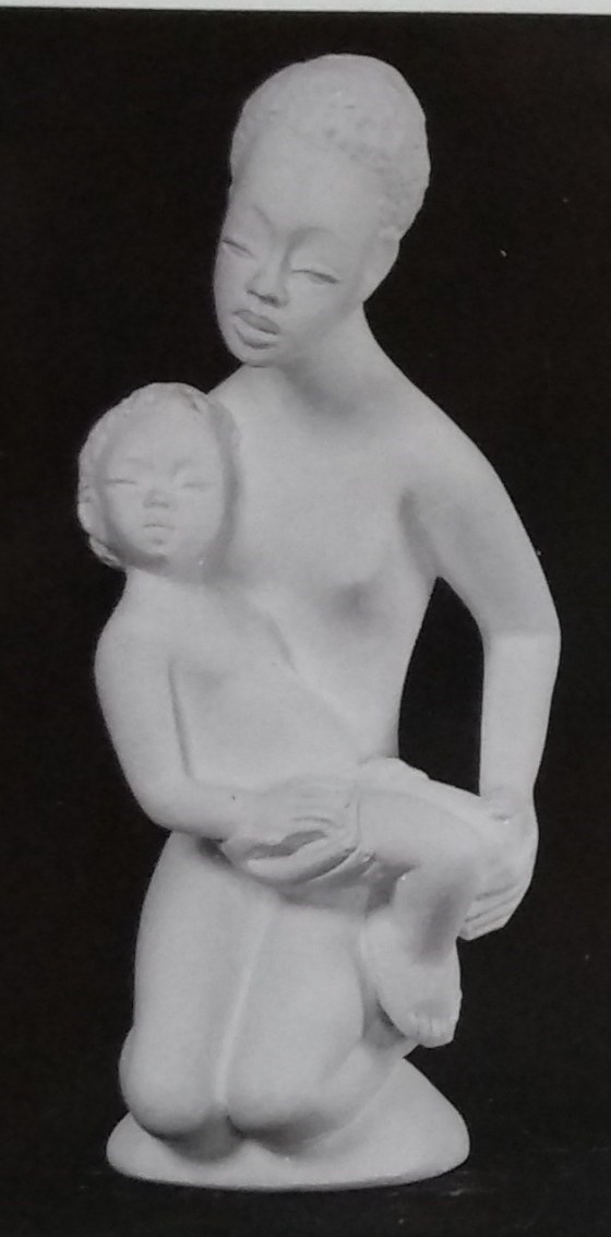 Raw chalkware statue