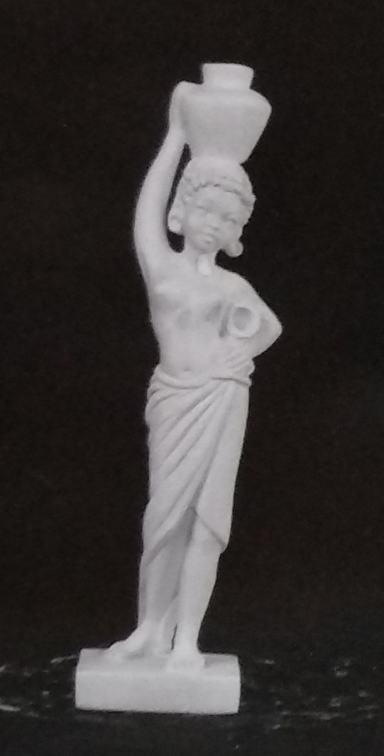 Full height raw chalkware bust