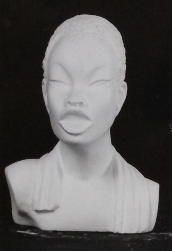 Raw chalkware bust