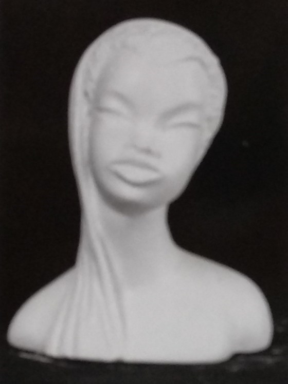 Raw chalkware bust