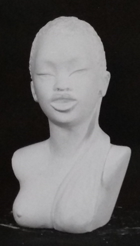 Raw chalkware bust