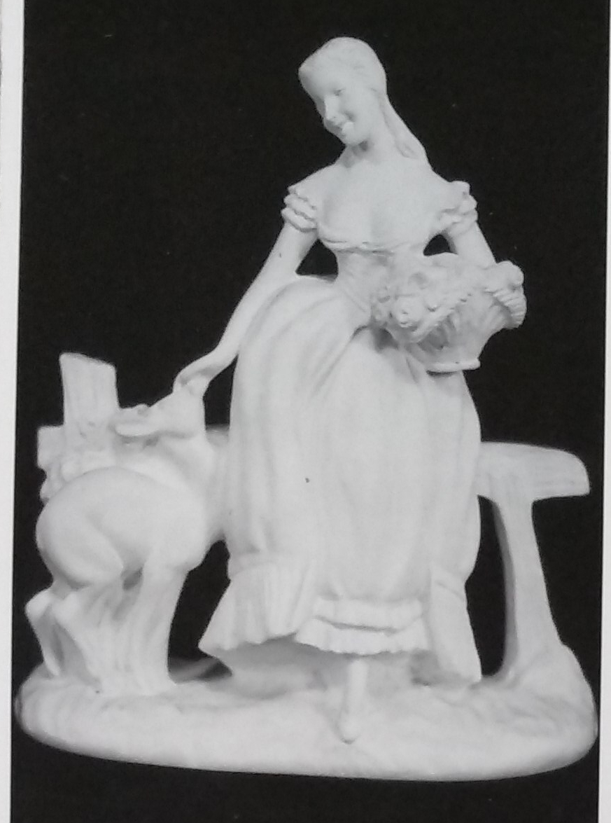 Full figurine statue in chalkware