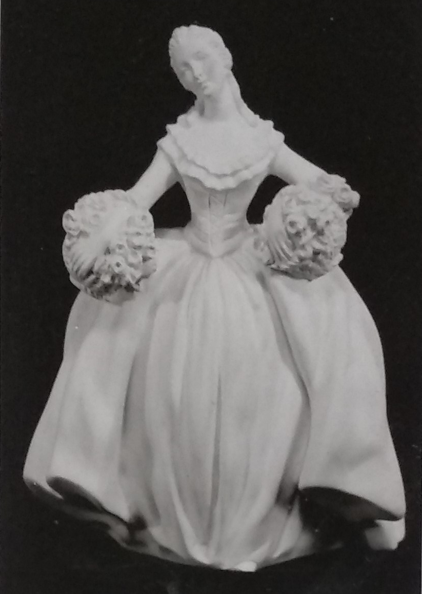 Full figurine statue in chalkware