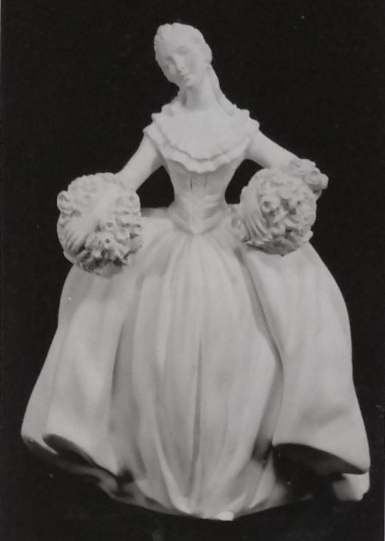 Full figurine statue in chalkware