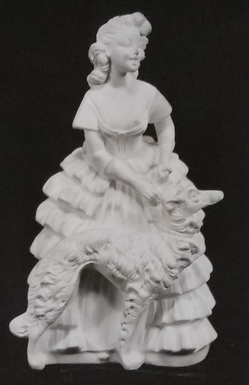 Full figurine statue in chalkware