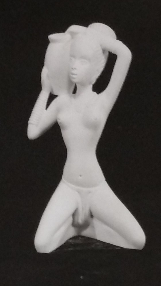 Full figurine statue in chalkware
