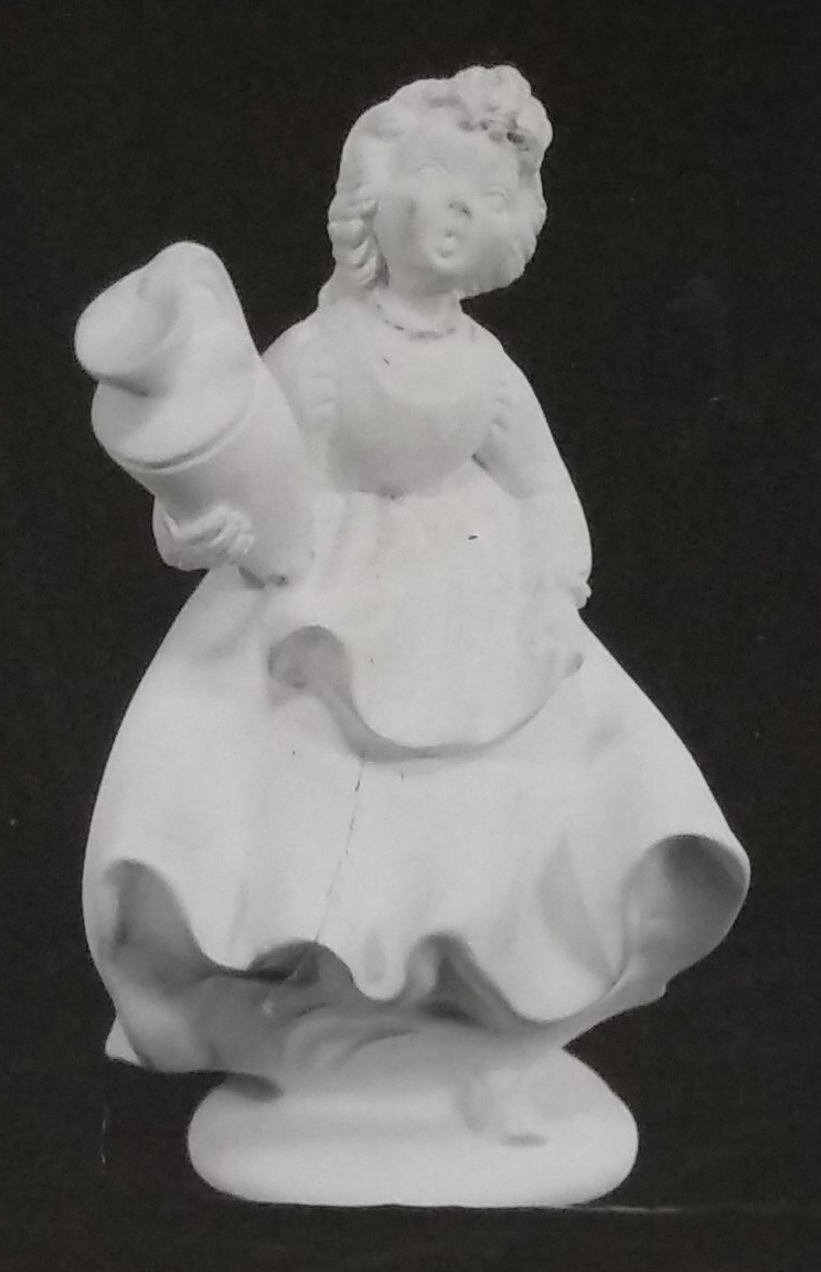 Full height figurine statue in chalkware