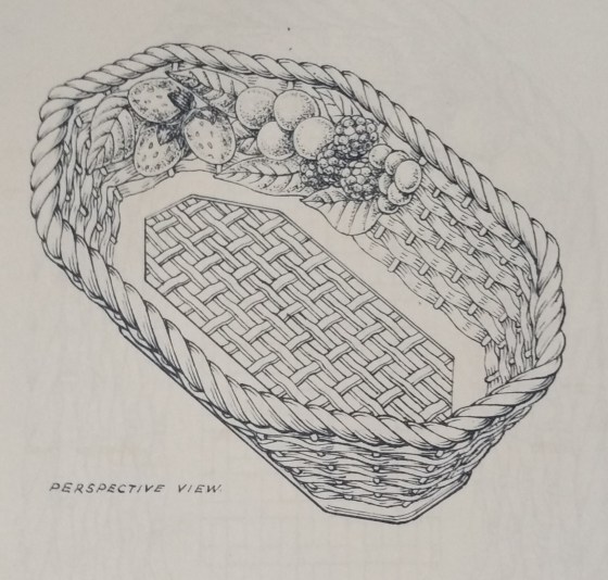 Ceramic fruit basker