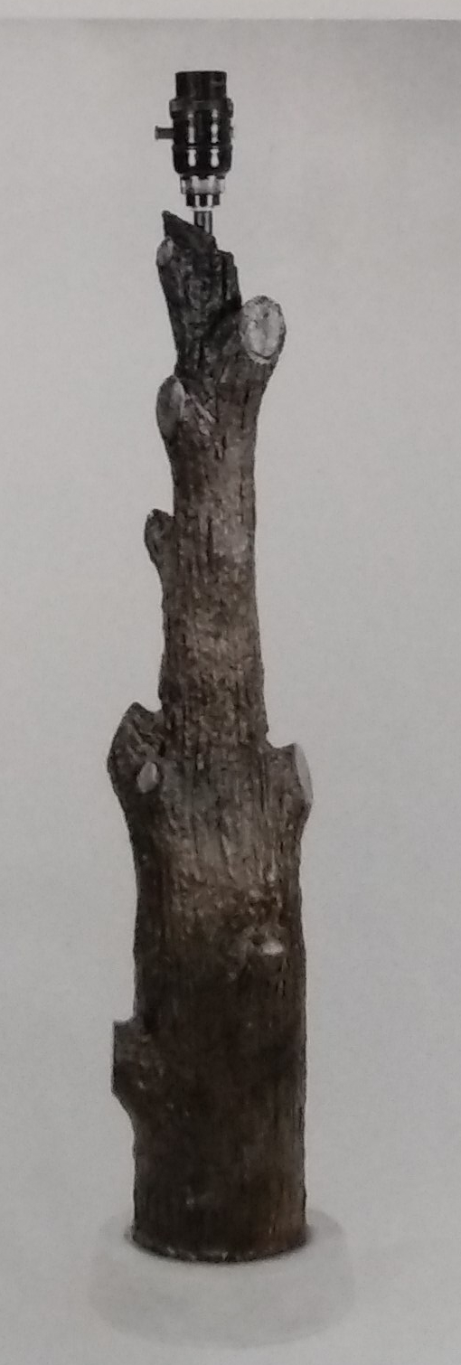 Standard lamp in the shape of a tree branch